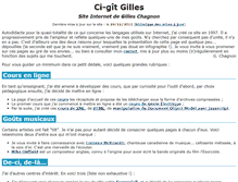 Tablet Screenshot of gchagnon.fr